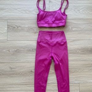 Carbon38 Hot Pink Two Piece Set